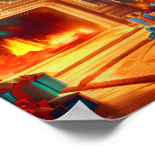 Thuis met Kerstmis Poster (Hoek)