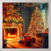 Thuis met Kerstmis Poster (Voorkant)