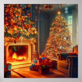 Thuis met Kerstmis Poster