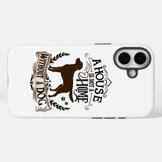 Thuis met poten Case-Mate iPhone case (Achterkant (horizontaal))