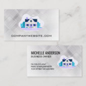 Thuis met tuin visitekaartje (Voorkant / Achterkant)