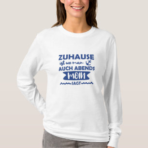 Thuis Moin Noord-Duits Anchor Noord-Zee Baltisch Z T-shirt