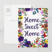Thuis Mooie Thuis Bloemrif Briefkaart (Voorkant / Achterkant)