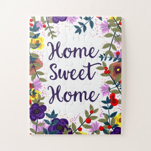 Thuis Mooie Thuis Bloemrif Legpuzzel (Verticaal)