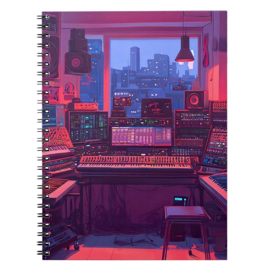 Thuis Muziekstudio Notitieboek (Voorkant)