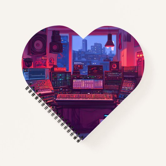 Thuis Muziekstudio Notitieboek (Voorkant)