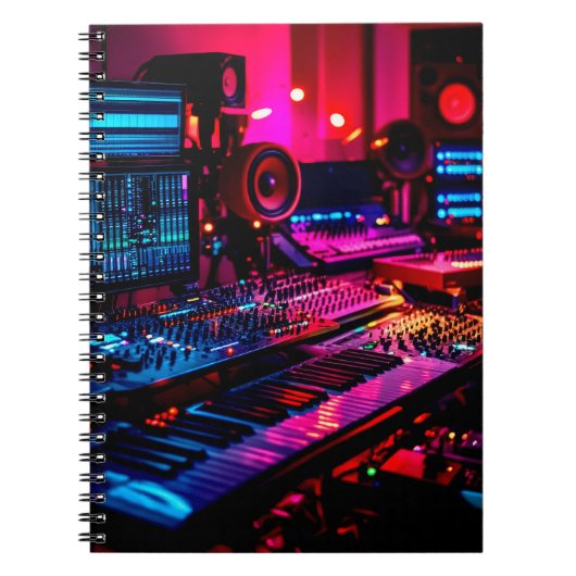 Thuis Muziekstudio Notitieboek (Voorkant)