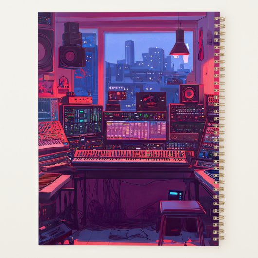 Thuis Muziekstudio Planner (Achterkant)