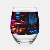 Thuis Muziekstudio Wijnglas Zonder Voet (Links)