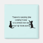 Thuis naar een kat magneet (Voorkant)