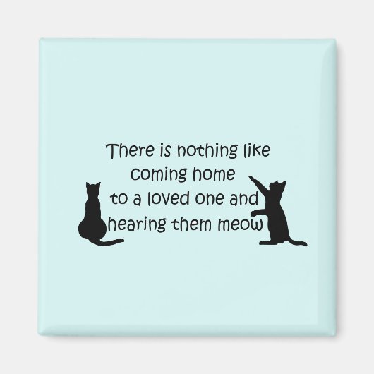 Thuis naar een kat magneet (Voorkant)