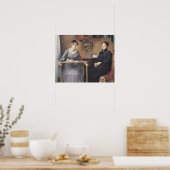 Thuis of Intimacy, 1885 Poster (Keuken)