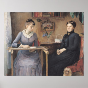 Thuis of Intimacy, 1885 Poster