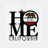 THUIS Ojai Californië Metalen Ornament (Voorkant)