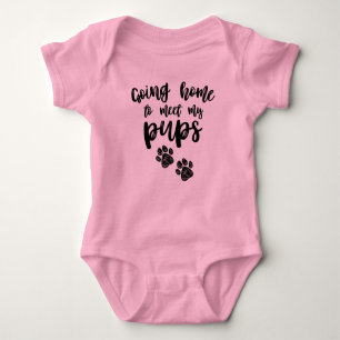 Thuis om mijn jongen te ontmoeten, zorgt voor thui romper