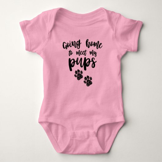 Thuis om mijn jongen te ontmoeten, zorgt voor thui romper (Voorkant)