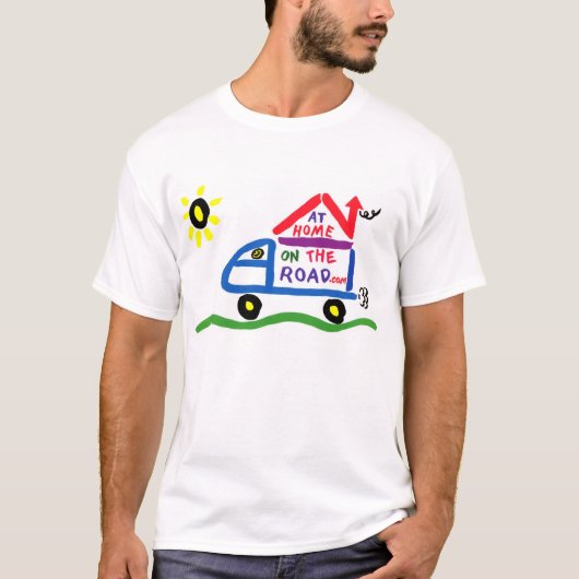 Thuis onderweg t-shirt (Voorkant)