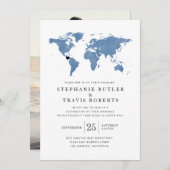 Thuis Ontvangst Na Bestemming Weglopen Uitnodiging (Voorkant / Achterkant)