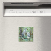 "Thuis op de Bayou" Magnet (Insitu (Vaatwasser))