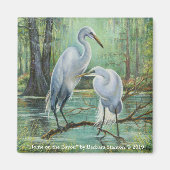 "Thuis op de Bayou" Magnet (Voorkant)