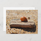 Thuis op de strand briefkaart (Voorkant / Achterkant)