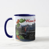 Thuis op de trein voor kerstMok Mok (Links)