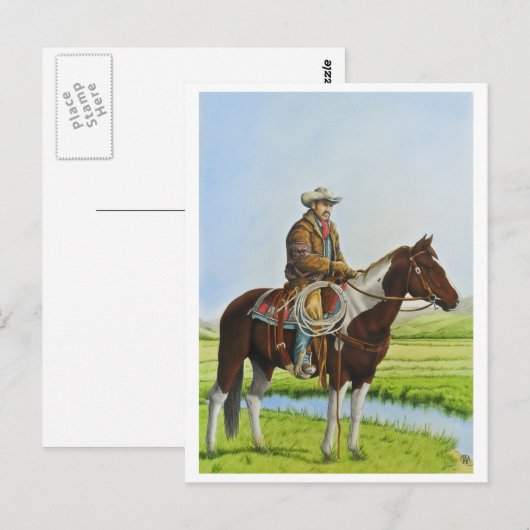 Thuis op het bereik briefkaart (Voorkant / Achterkant)