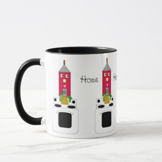 Thuis op het bereik mok (Links)