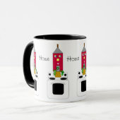 Thuis op het bereik mok (Voorkant links)