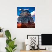 Thuis op het bereik poster (Thuiskantoor)