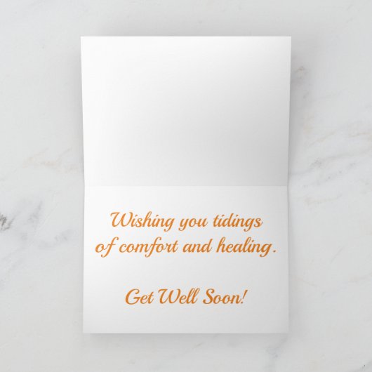 "Thuis Opknappen" Wenskaart voor Snel Herstel Kaart (Binnen)