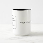 Thuis (rechtshandig, zwart) mok (Midden)