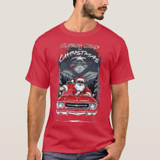 Thuis rijden voor Kerstmis T-shirt