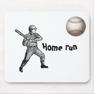 Thuis Run Game Team Coach Sporten Bal Pret Honkbal Muismat