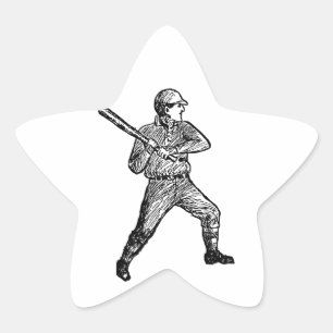 Thuis Run Game Team Coach Sporten Bal Pret Honkbal Ster Sticker