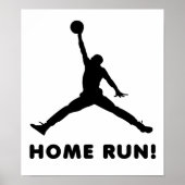 Thuis Run Grappige Poster (Voorkant)