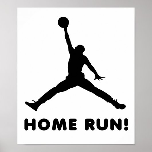 Thuis Run Grappige Poster (Voorkant)