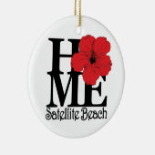 THUIS Satellite Beach Keramisch Ornament (Rechts)