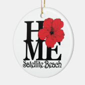 THUIS Satellite Beach Keramisch Ornament (Links)