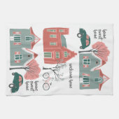 Thuis schattehuis keukenhanddoek (Horizontaal)