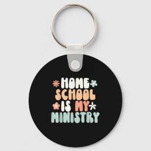 Thuis school is bediening thuisonderwijs moeder ch sleutelhanger
