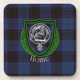 Thuis Schotse Clan Tartan & Crest Bier Onderzetter