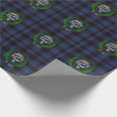 Thuis Schotse Clan Tartan & Crest Cadeaupapier (Hoek)