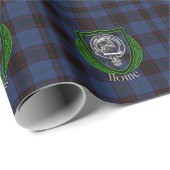 Thuis Schotse Clan Tartan & Crest Cadeaupapier (Rol Hoek)