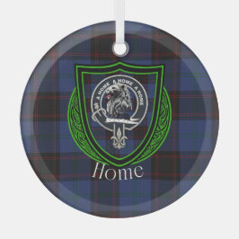 Thuis Schotse Clan Tartan & Crest Glas Ornament