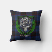 Thuis Schotse Clan Tartan & Wapen Kussen (Achterkant)