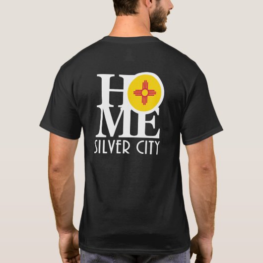 THUIS Silver City (achterafdruk) T-shirt (Achterkant)