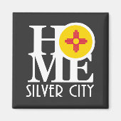 THUIS Silver City Magneet (Voorkant)