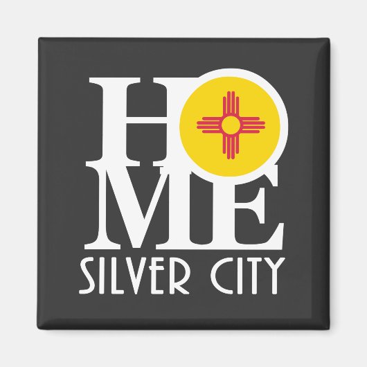 THUIS Silver City Magneet (Voorkant)