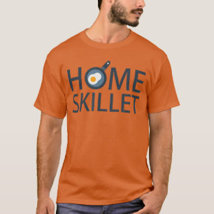 Thuis Skillet Cartoon Koekenpan Ei Keukenslang  T-shirt